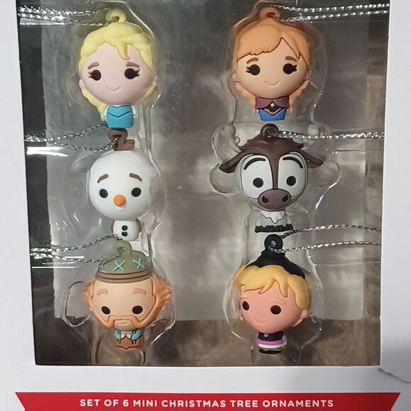 HALLMARK x DISNEY Frozen Mini Christmas Ornaments, Set of 6, NIB - Picture 4 of 4